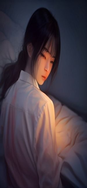 晋江文学网App阅读器夜间模式显示效果，深色背景上呈现文字与翻页控件